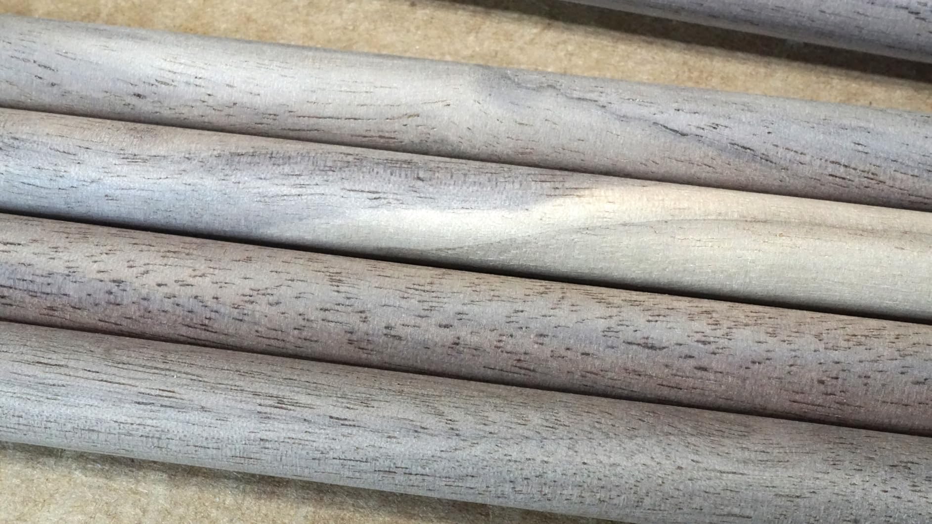 10 Pack Walnut Wooden Dowel Rods 3/8 x 12 Inch (10 x 300mm) Unfinished Round Hardwood Sticks for Crafts, Woodworking, Building Models and DIY Projects customer photo 1