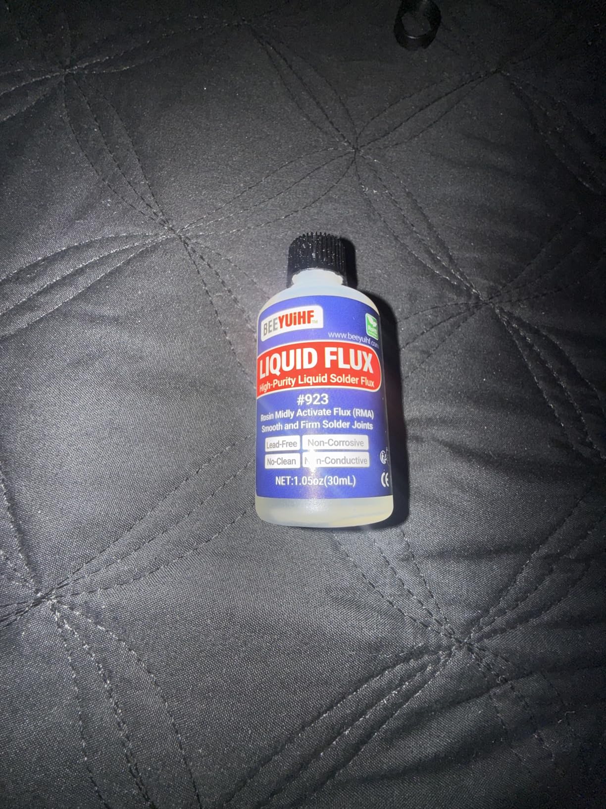 Liquid Solder Flux Dropper, Liquid Soldering Flux, No Clean Liquid Flux, Electrical Liquid Rosin Flux Solder, Liquid Flux Soldering Squeeze Bottle (30 mL/1.05Oz.) customer photo 2