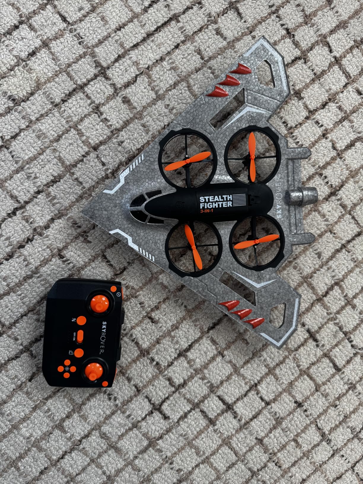 A ALPHA 3-in-1 RC Jet Plane, Remote Control Airplane - Air, Land & Water RC Airplane Fighter Jet Drone Toy for Kids & Adults customer photo 1