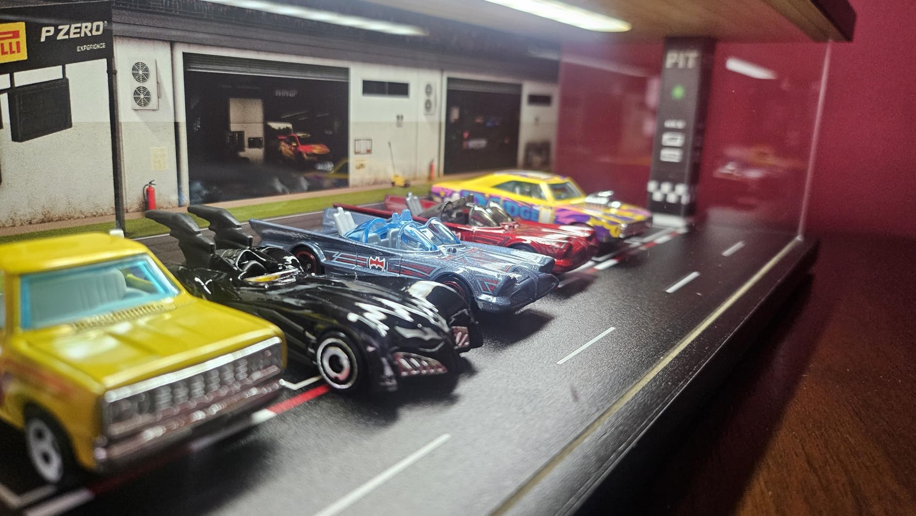 Display Case for Hot Wheels: Toy Car Garage with LED Lights, Freestanding Parking Garage Diorama for 1/64 Diecast Cars, 4-Level Storage Rack with 40 Spots customer photo 2