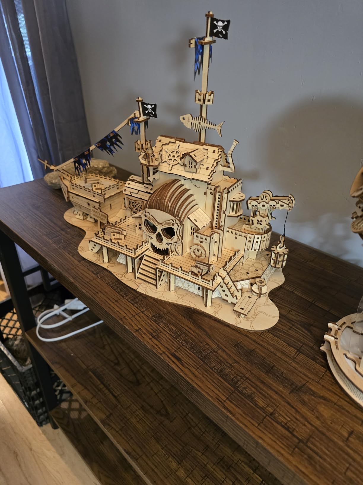 Black Pirate Ship 3D Wooden Puzzle for Adults - Ideal Christmas or Thanksgiving Gift for Model Enthusiasts 3D Puzzles for Adults customer photo 2