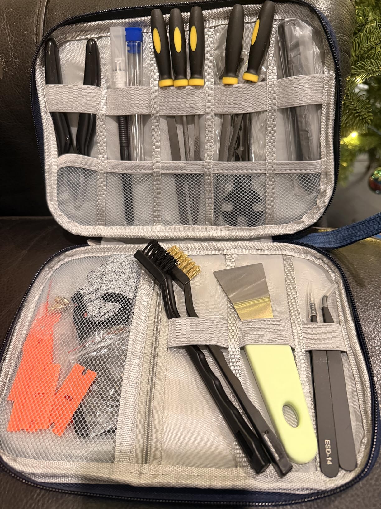 50-Piece 3D Printer Tool Kit, 3D Printing Accessories Compatible with FDM/SLA Printers, Including Nozzle Cleaning Kit, Scraper, Deburring Tool, Files, Brushes, with Storage Case, Starter Kit customer photo 2