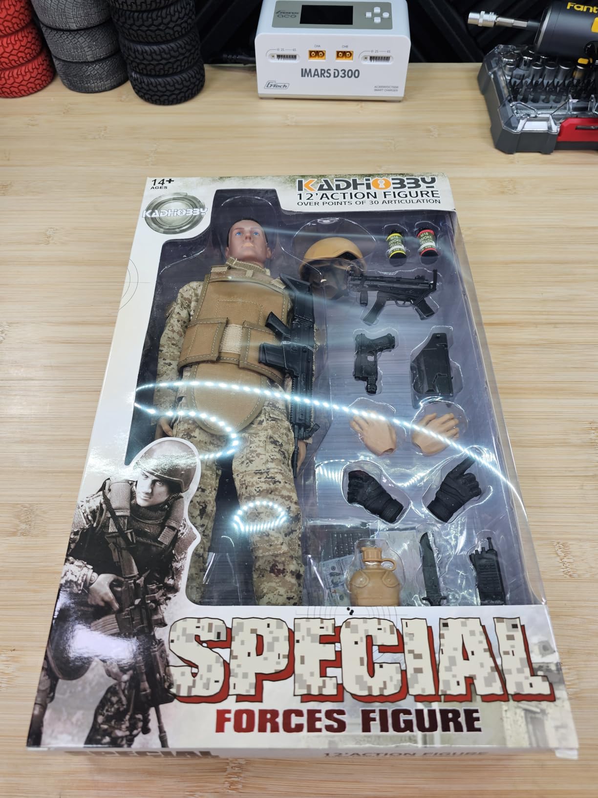 12 Inch Soldier Action Figure Model, 1/6 Realistic Army Military Navy Seal Model Set with Weapons and Accessories for Adults Military Lovers to Collect and Gift (Navy Seal Soldier) customer photo 2