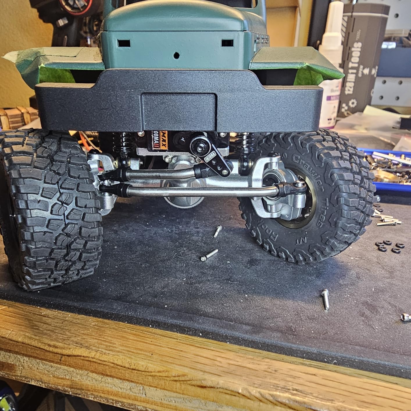 MEUS Racing +6.2mm SCX24 Portal Axles for Axial 1/24 SCX24 RC Crawler (Black) customer photo 1