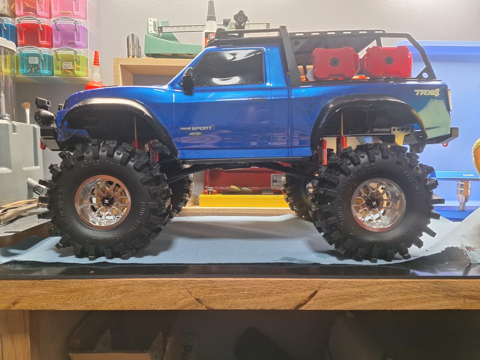 HOBBYSOUL 5.47'' Tall RC 2.2 Crawler Tires - Mud Slingers X T8 2.2'' Tire Tyre for 1/10 Rock Crawling SCX10 Wraith Upgrades customer photo 1