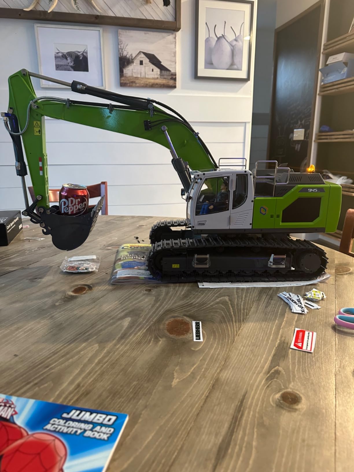 TOUCAN RC HOBBY US in Stock 1/14 Hydraulic RC Excavator for Remote Control 945 5CH Reversing Valve customer photo 1