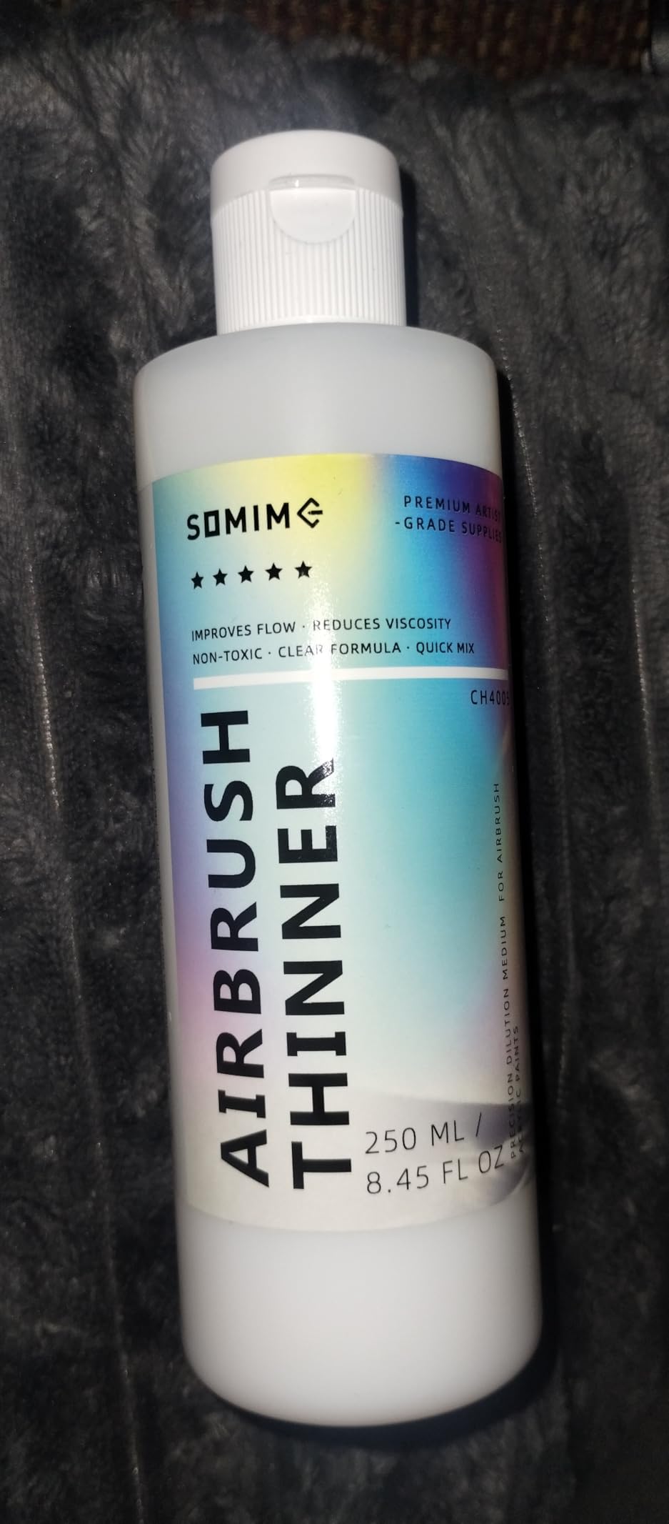Somime Airbrush Thinner, 8.45 fl oz(250ml) Water-Based Airbrush Paint Thinner, Fluid Medium to Improve Paint Flow and Reduce Viscosity for Models, Metal, and Plastic customer photo 11