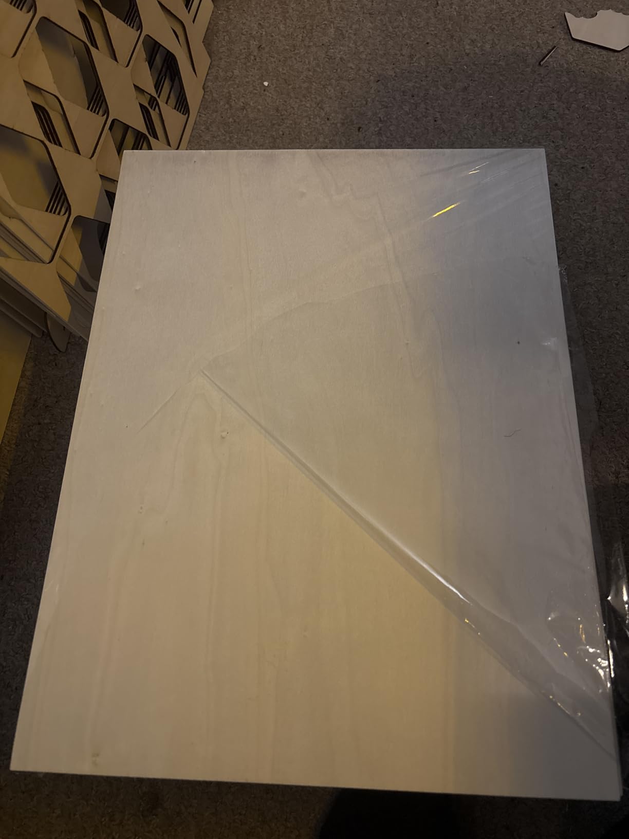 12 Pack Basswood Sheets 12x16x1/8, 3mm Basswood for Laser Cutting, Wood for Laser Cutting and Engraving, Laser Engraver Blanks, DIY Architectural Models Making, Wood Engraving customer photo 1