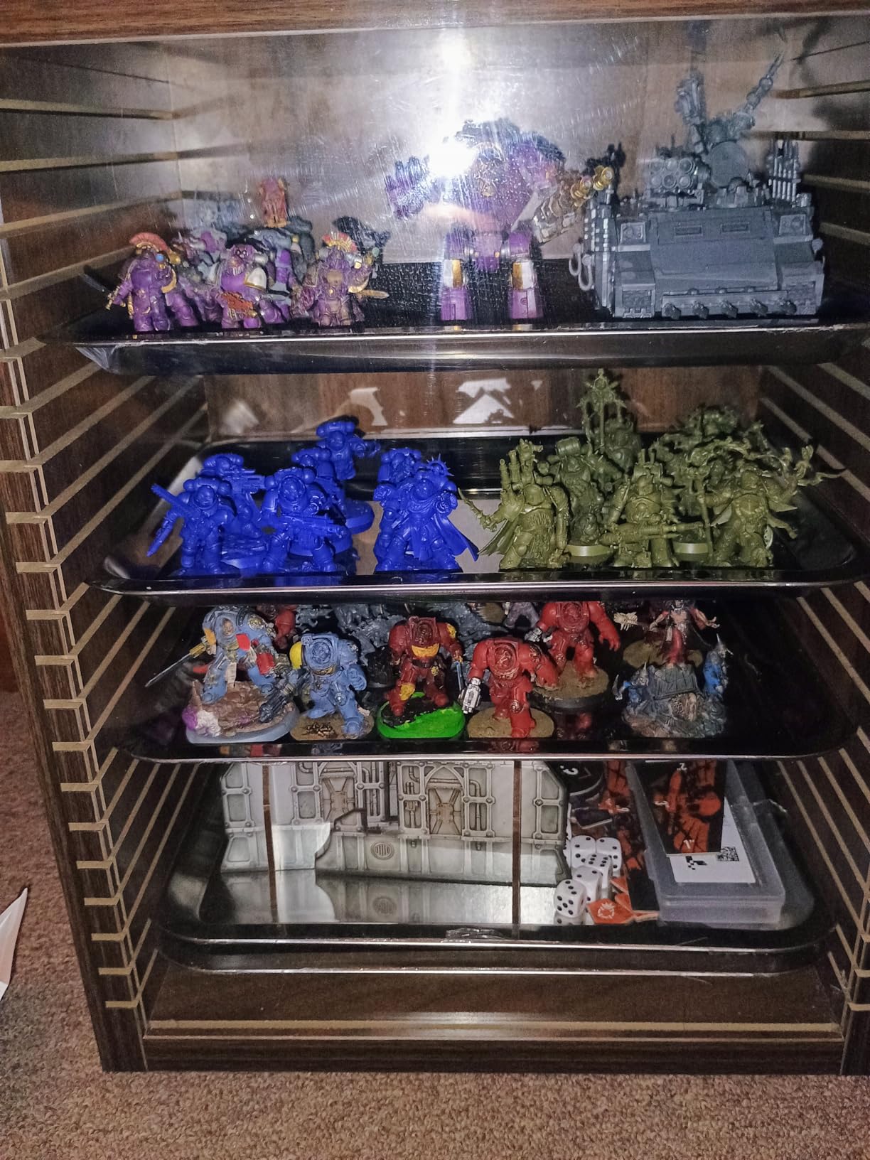 Miniature Carrying Case for Collectibles | Miniature Storage & Display Case for Figurines | Figure Model Holder & Transport Box | Also for Action Figures customer photo 1