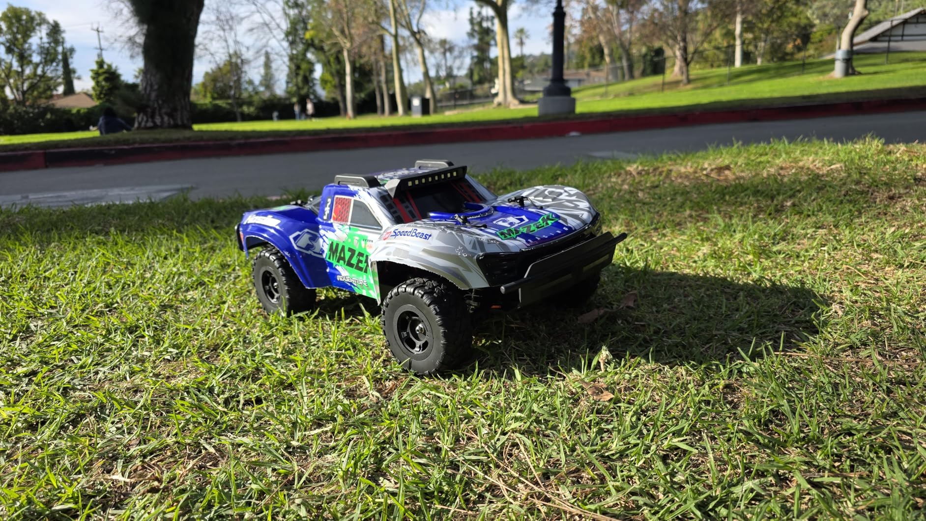 Hosim Fast RC Cars for Adults Brushless 1/10 Scale, MAZEK 4x4 Off-Road Electric All Terrain Hobby Grade Monster Truck with 3S Lipo Battery & 100A ESC, 4S Ready RC Truck, Waterproof Remote Control Car customer photo 1