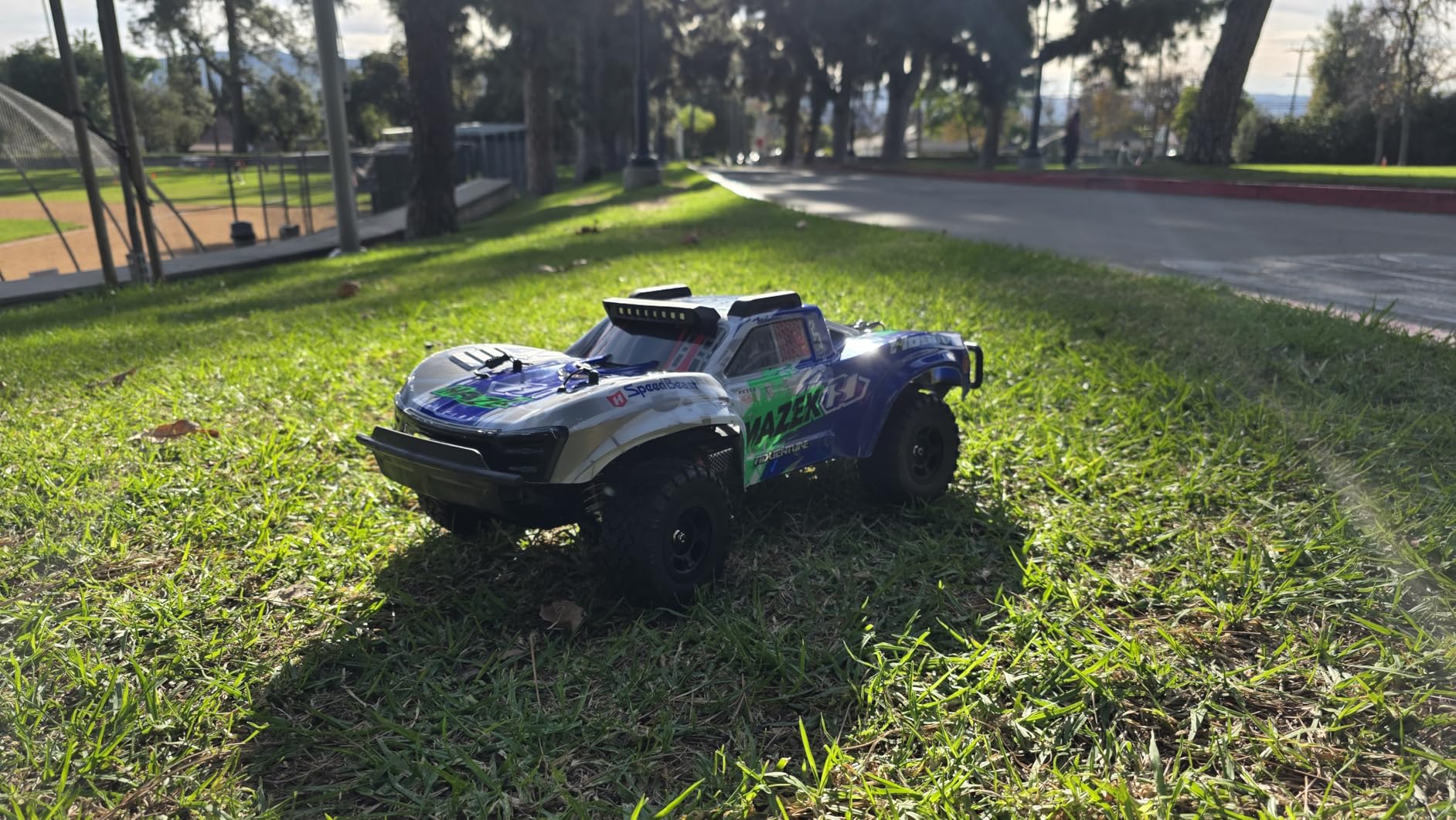 Hosim Fast RC Cars for Adults Brushless 1/10 Scale, MAZEK 4x4 Off-Road Electric All Terrain Hobby Grade Monster Truck with 3S Lipo Battery & 100A ESC, 4S Ready RC Truck, Waterproof Remote Control Car customer photo 2