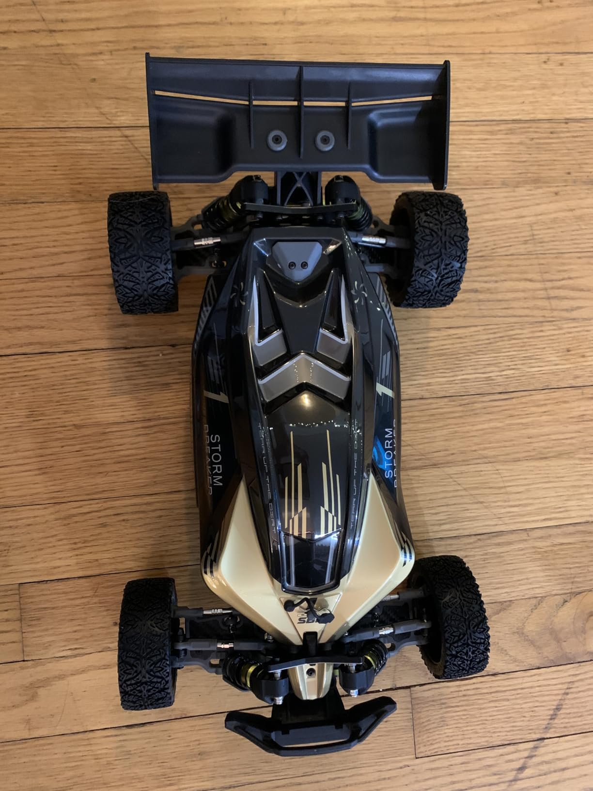 RIAARIO 1/10 Brushless RC Cars, RTR, Beginner, MAX 50+ MPH, Metal Drivetrain, 4WD, Waterproof Electronics, Carbon Fiber, Black, Ages 14+ customer photo 1