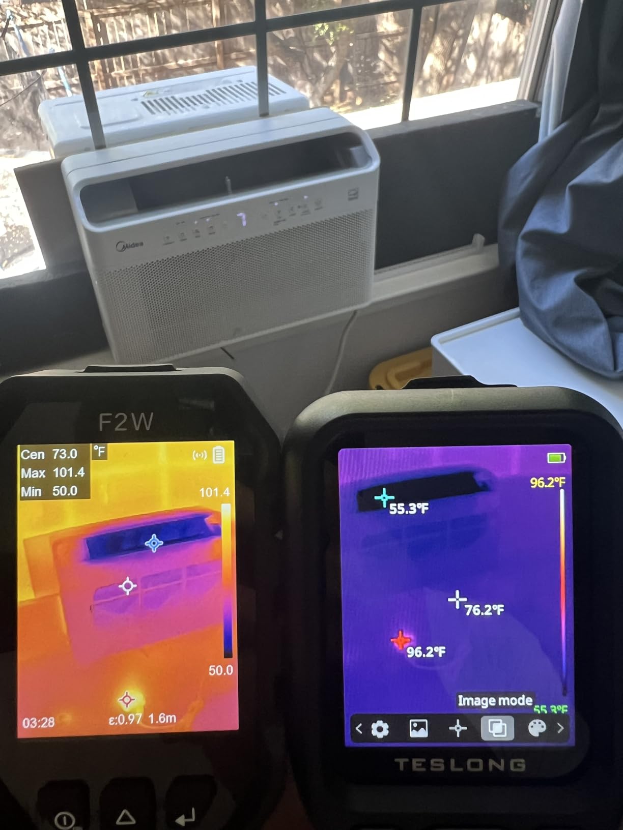 F2W Thermal Camera 640x480 Super Resolution, Thermal Imaging Camera 256x192 IR Resolution, IntellFault Intelligent Scene,3.2
