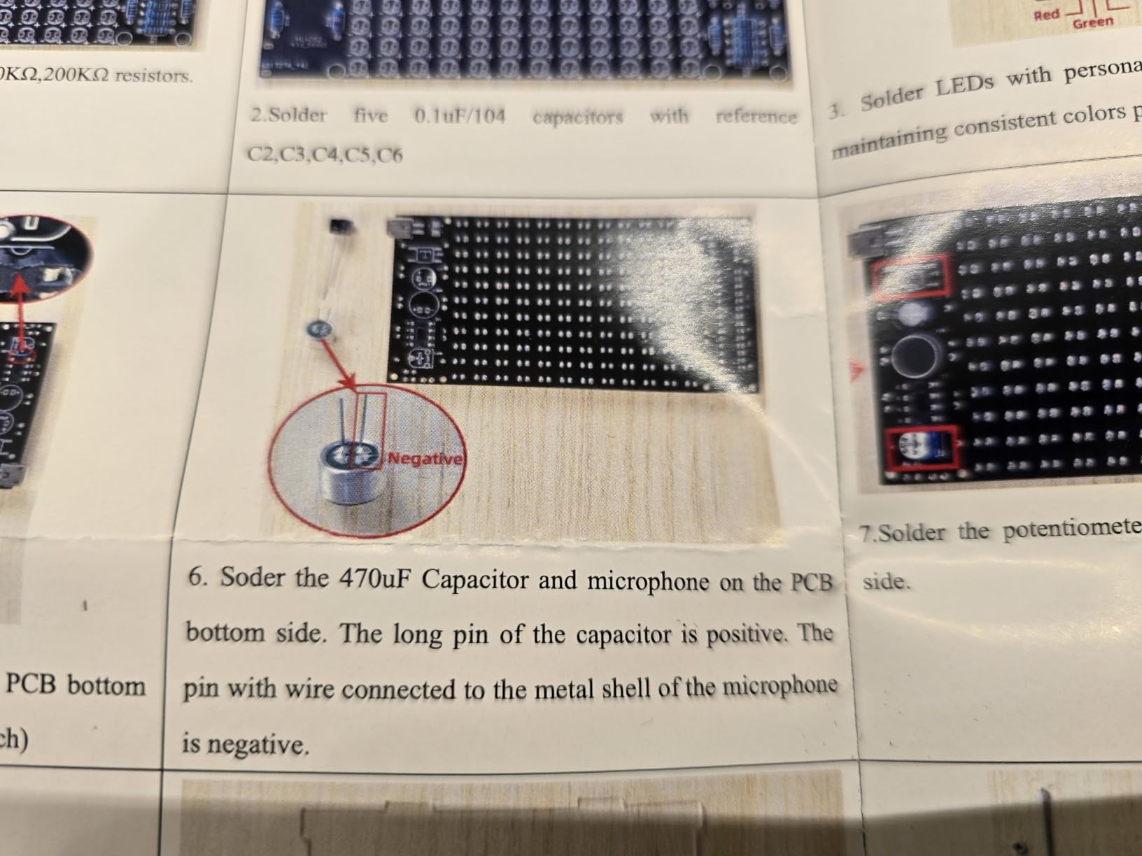 DIY Music Spectrum Led Light Soldering Practice kit, Complete Soldering Project kit with Components, PCB & Enclosure, Audio Level Indicator, Perfect for Electronics Enthusiasts & Beginners customer photo 2