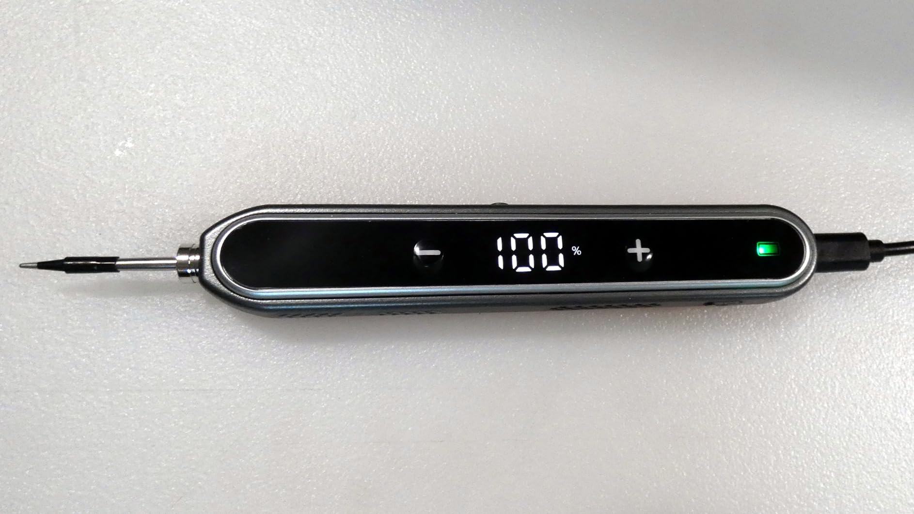 Cordless Soldering Iron Kit, 8s Fast Heat-Up, 1400mAh Rechargeable Battery, Type-C Charging, Adjustable Temp 180~450 ℃, 3 Replaceable Tips, Wireless Soldering Pen for DIY Electronics Repair - Black customer photo 2