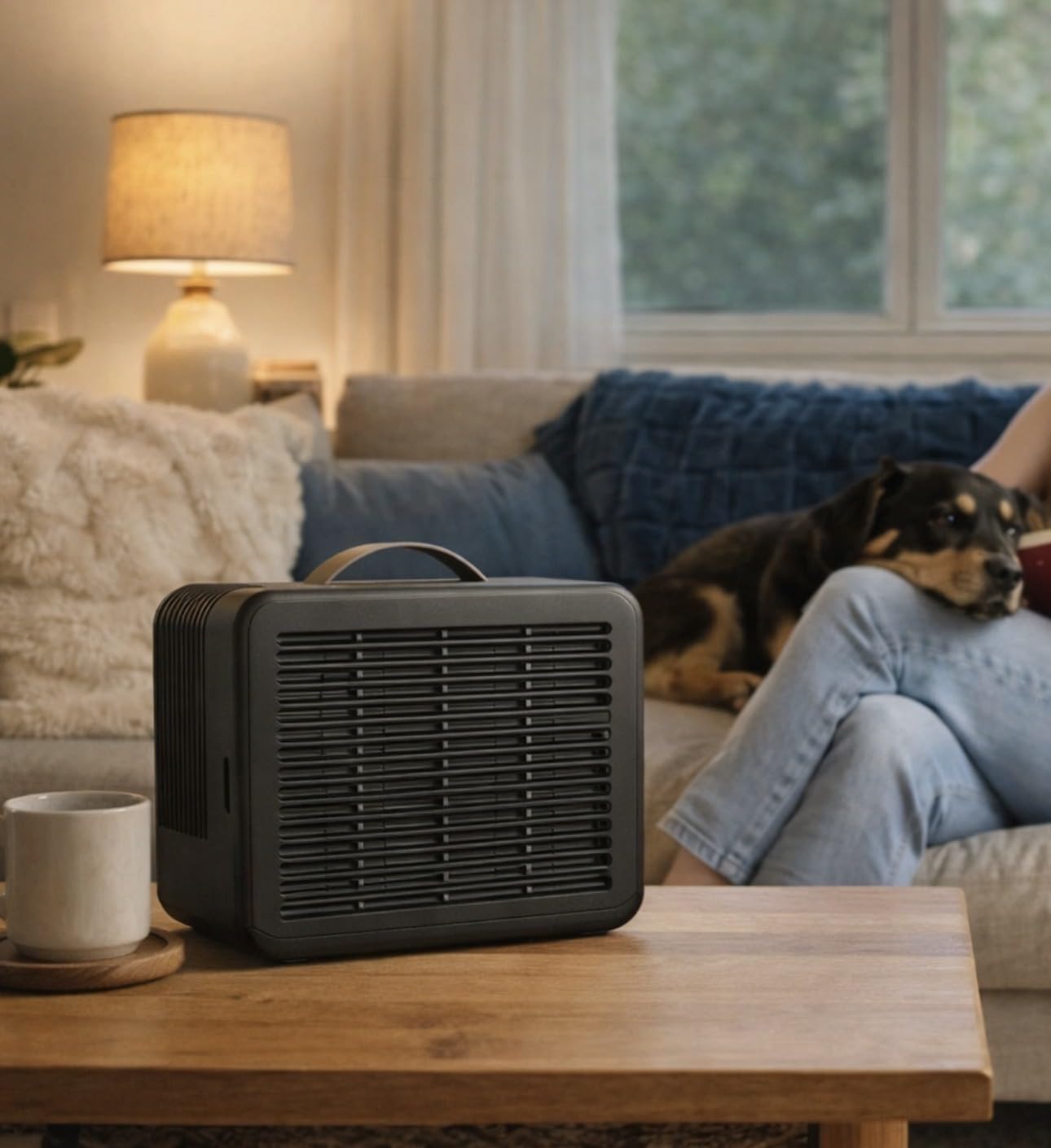 PuroAir Air Purifier 100i Smart HEPA Air Purifiers for Home Pets - Portable Small Air Purifier Filters up to 550 Ft² of Pollutants, Smoke, Pollen, Dust - Room Air Purifiers for Bedroom, Baby, Office customer photo 2