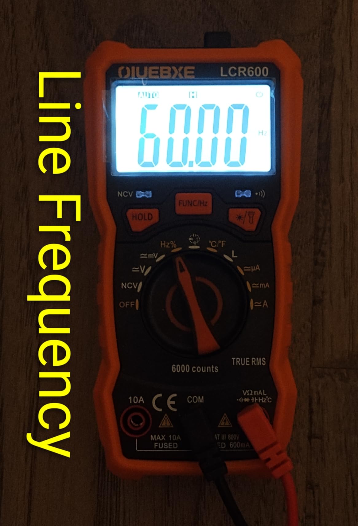 LCR600 Fast Testing Digital Multimeter with Inductance Meter, Auto-Ranging LCR Tester for DIY Electronics, AC/DC Voltage Current, Resistance, Capacitance, Frequency, Temperature customer photo 1