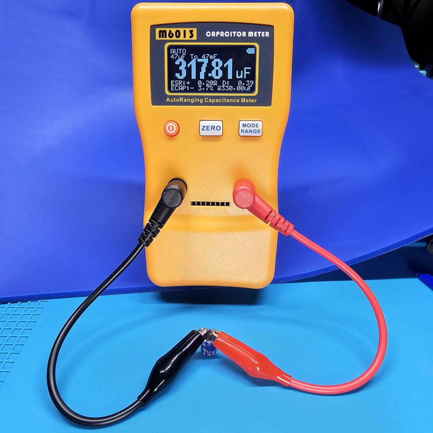 CapMaster 470F Digital Capacitor Tester with ESR Estimation, 0.01pF-470F Capacitance Meter for HVAC & Appliance Repair customer photo 2