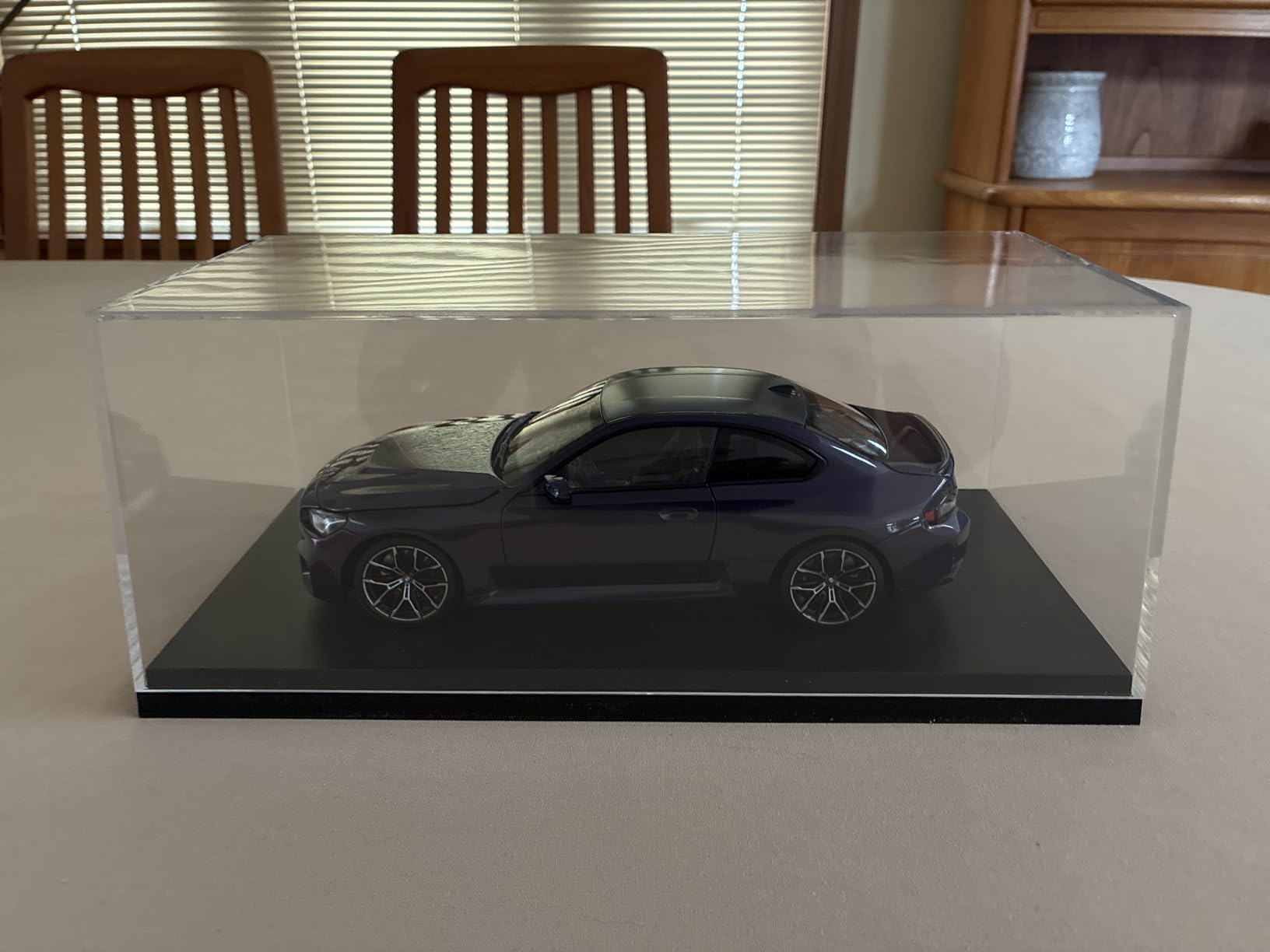 Model Car Display Case, 1:18 Scale Acrylic Display Box for Cars, Stackable Dustproof Storage Boxes for Collectibles, Figures and Memorabilia, 13.4 x 6.4 x 5.5 inch customer photo 1