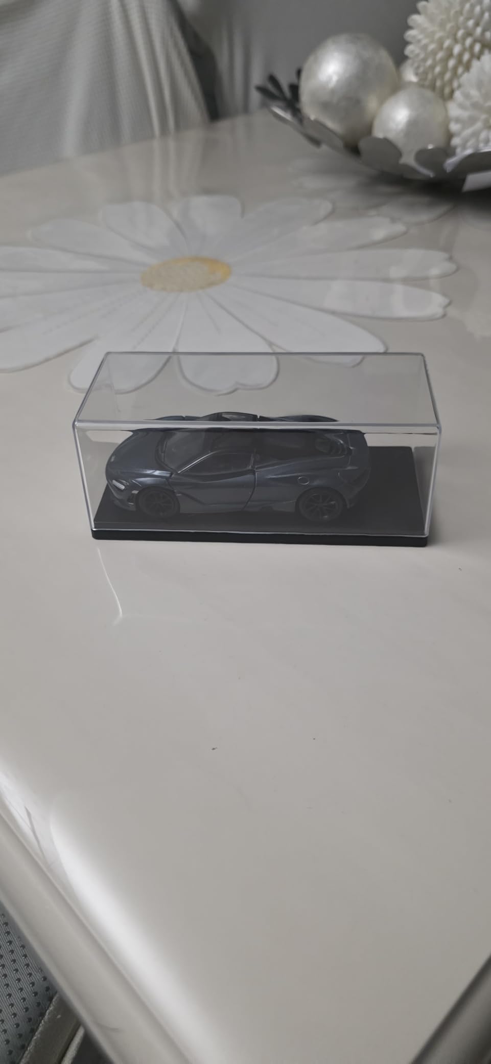 Model Car Display Case, 1:18 Scale Acrylic Display Box for Cars, Stackable Dustproof Storage Boxes for Collectibles, Figures and Memorabilia, 13.4 x 6.4 x 5.5 inch customer photo 2