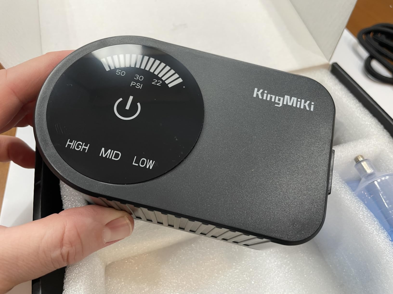 Airbrush Kit with Air Compressor, 22/30/50 PSI High Pressure Air Brush Non-Clogging with 0.2/0.3/0.5mm Nozzle/Cleaning Sets, Ideal for Painting, Modeling, Cake Decor, Makeup,Nail Art customer photo 2