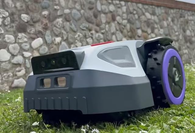 ANTHBOT M5 Robot Lawn Mower 1/8 Acre, Dual Vision+Full-Band RTK Robotic Lawnmower, No Perimeter Wire, App Control Obstacle Avoidance, 45% Slope, Cutting Height, Multi-Zone Mapping customer photo 2