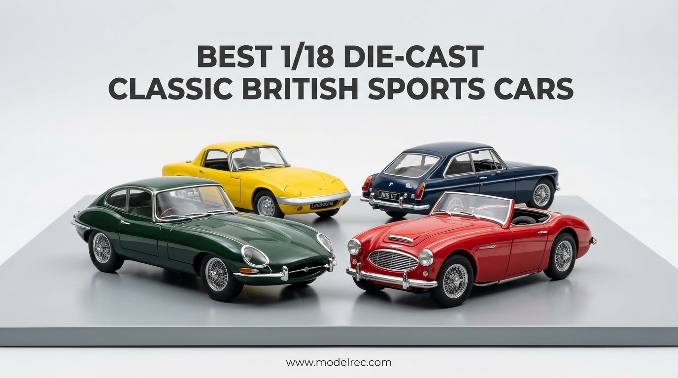 Best 1-18 Die-Cast Classic British Sports Cars