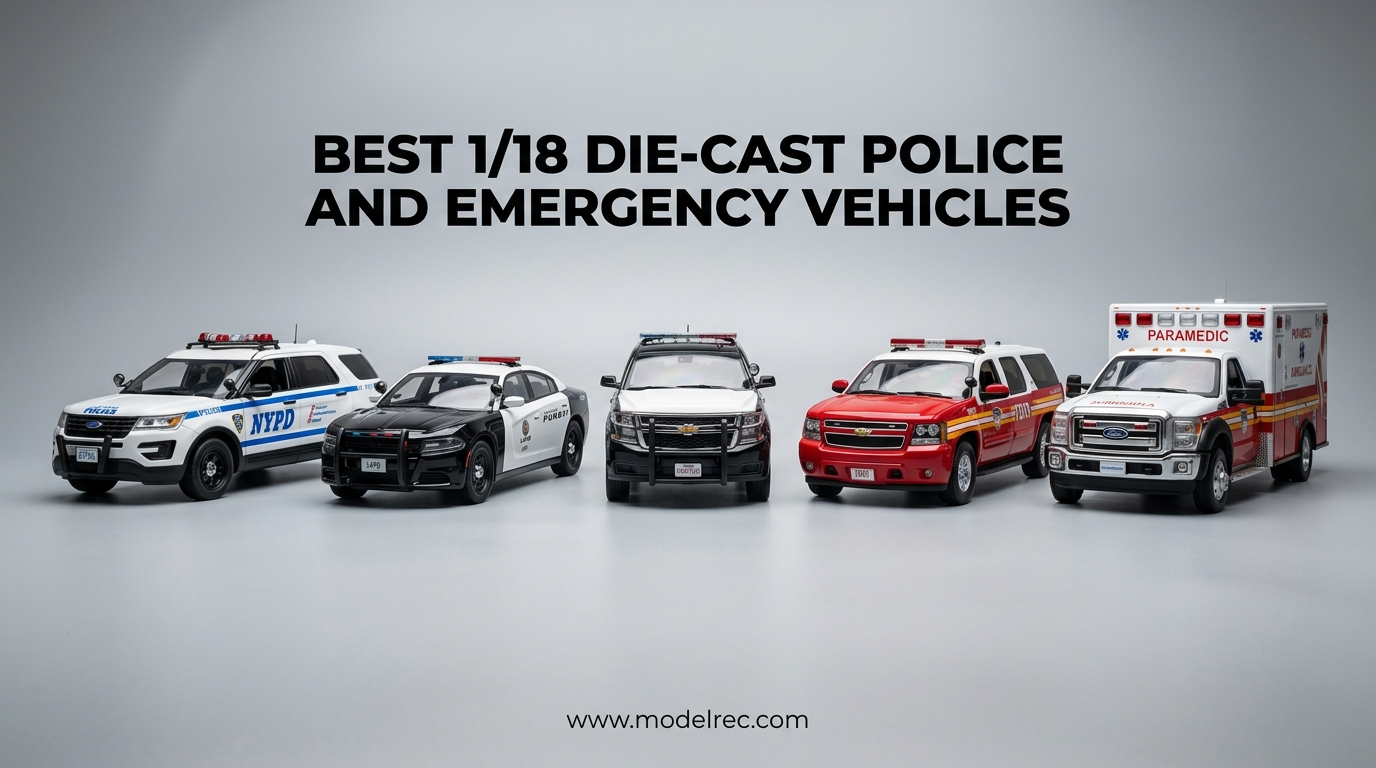 Best 1-18 Die-Cast Police and Emergency Vehicles