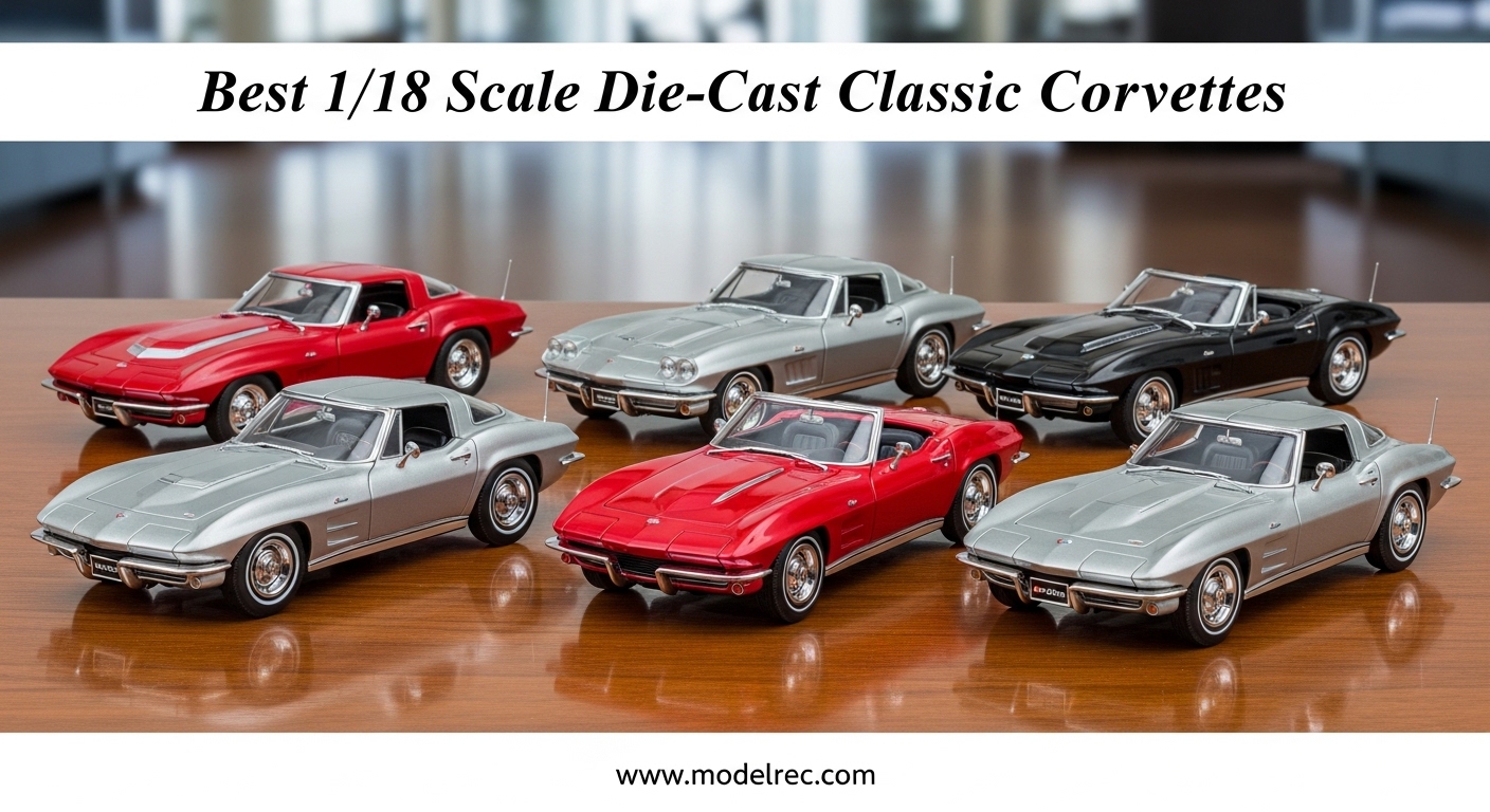 Best 1-18 Scale Die-Cast Classic Corvettes