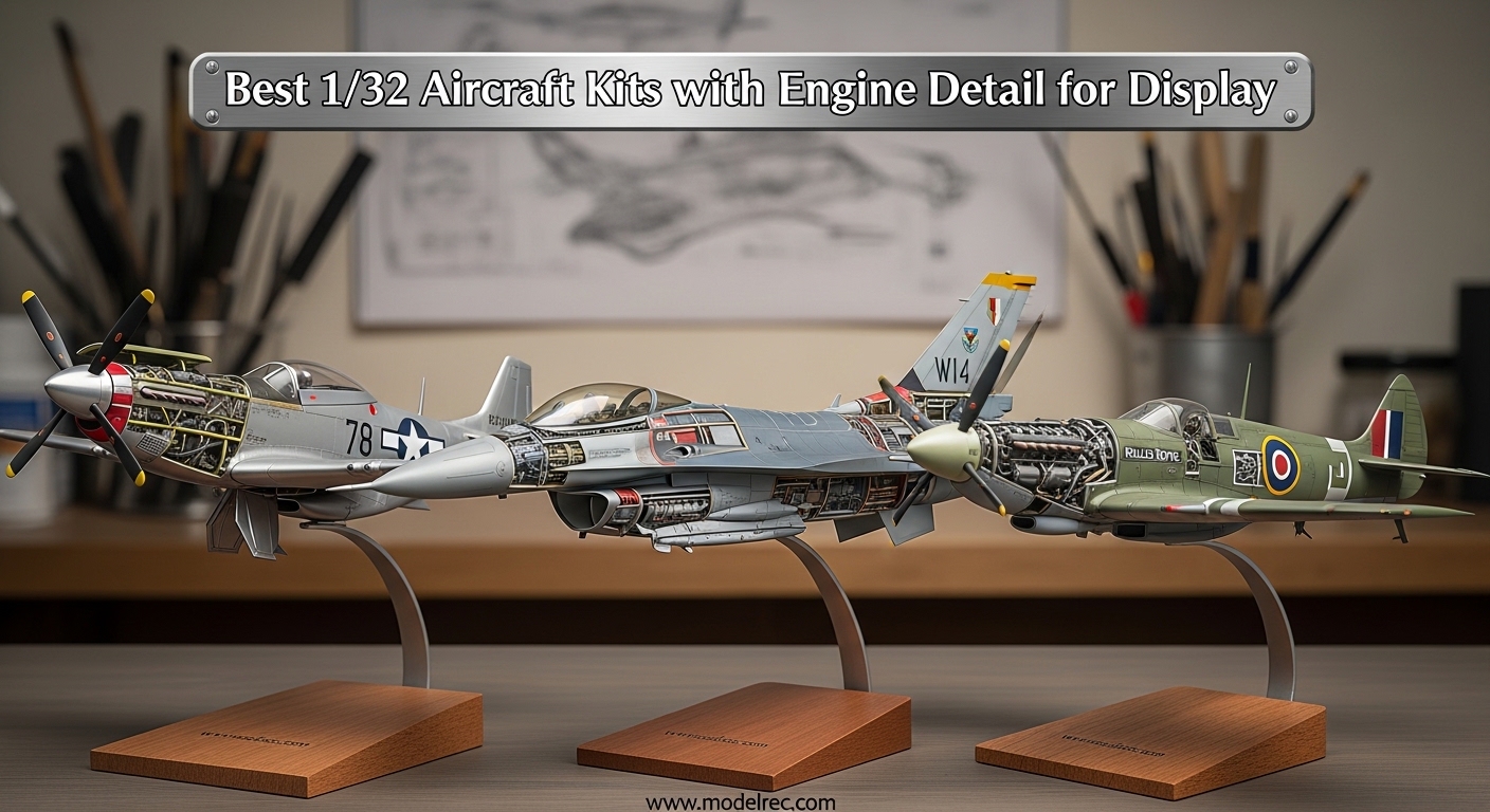 Best 1-32 Aircraft Kits with Engine Detail for Display