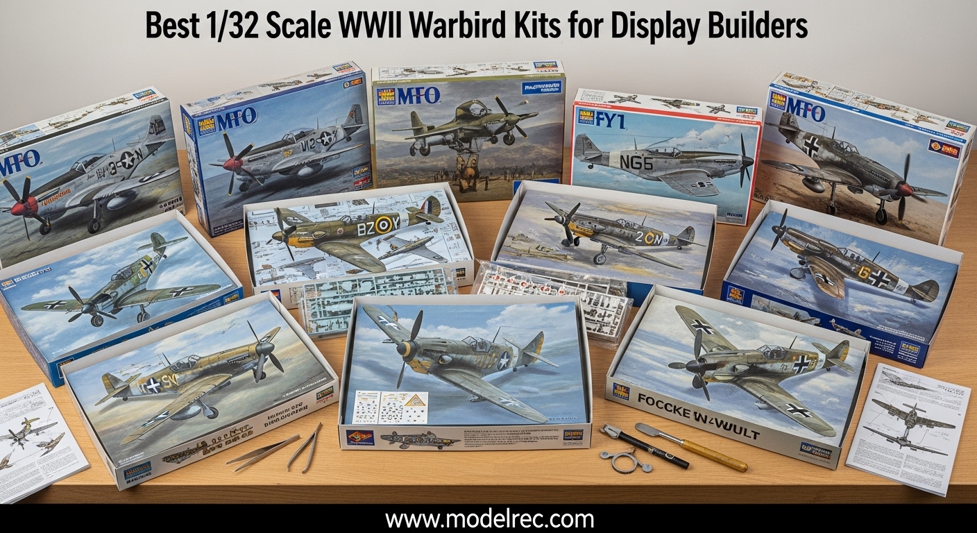 Best 1-32 Scale WWII Warbird Kits for Display Builders