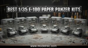 Best 1-35 E-100 Paper Panzer Kits