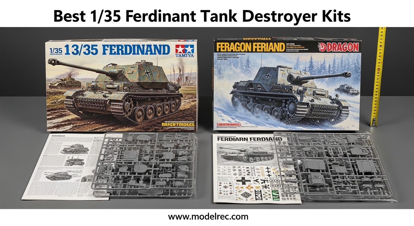 Best 1-35 Ferdinand Tank Destroyer Kits