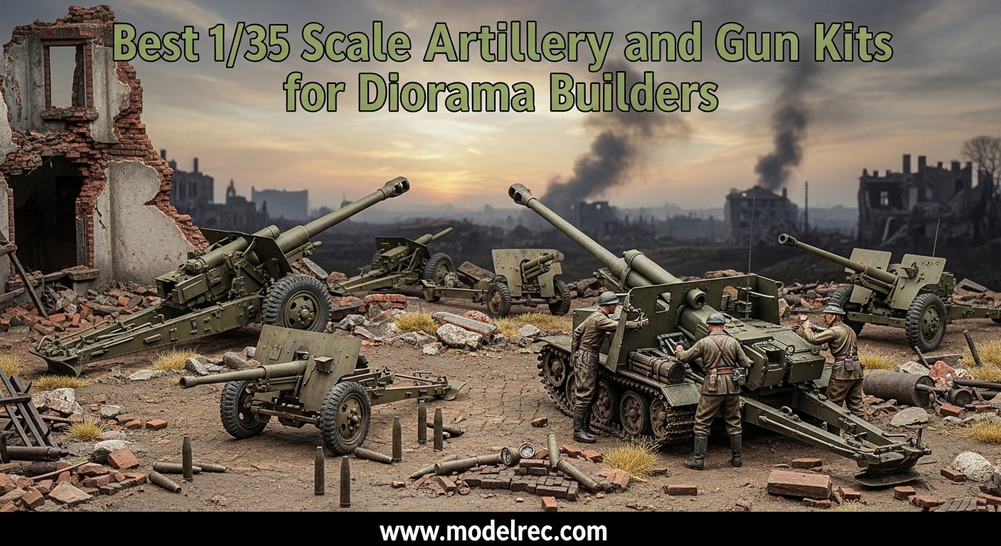 Best 1-35 Scale Artillery and Gun Kits for Diorama Builders