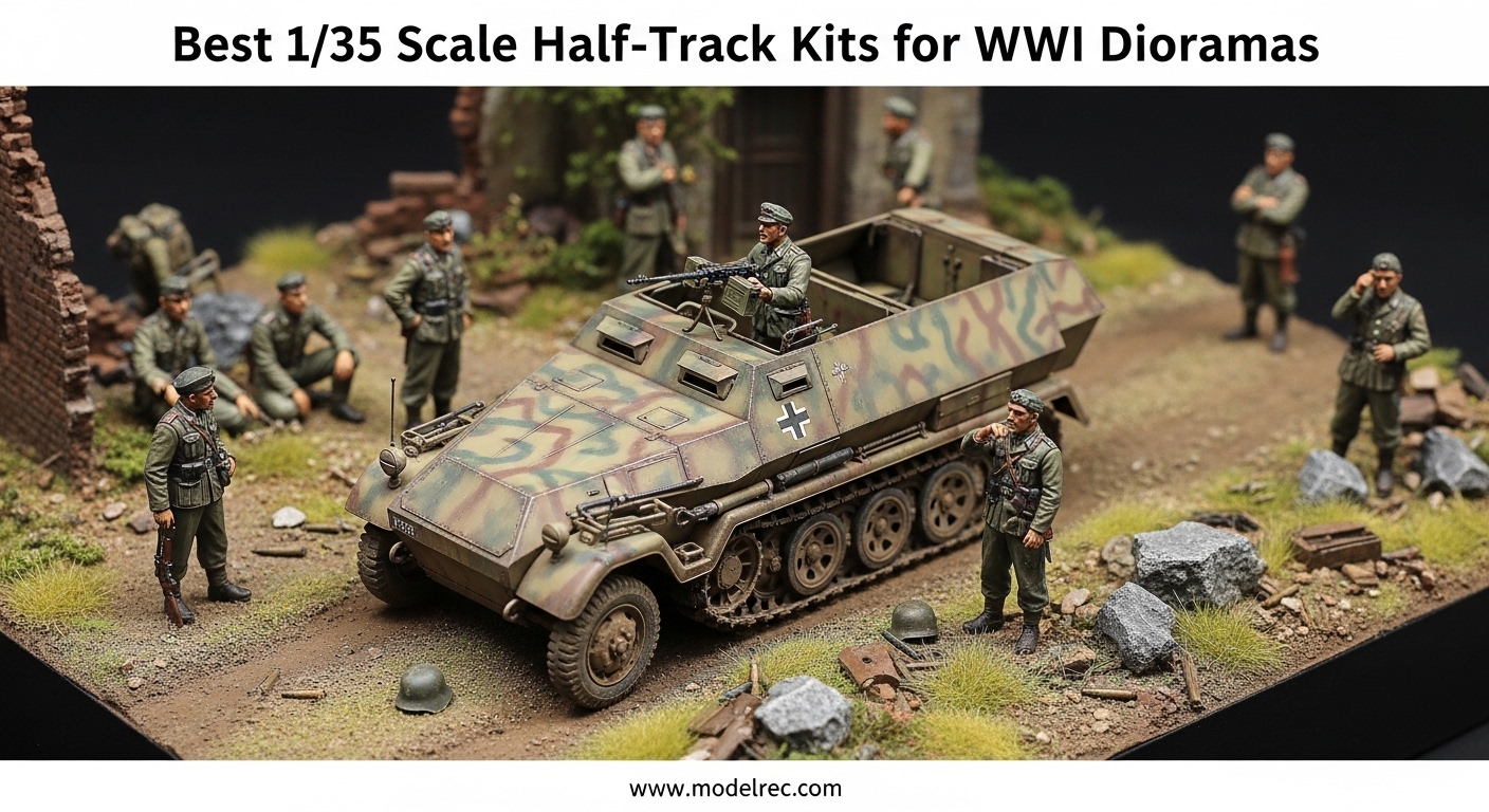 Best 1-35 Scale Half-Track Kits for WWII Dioramas