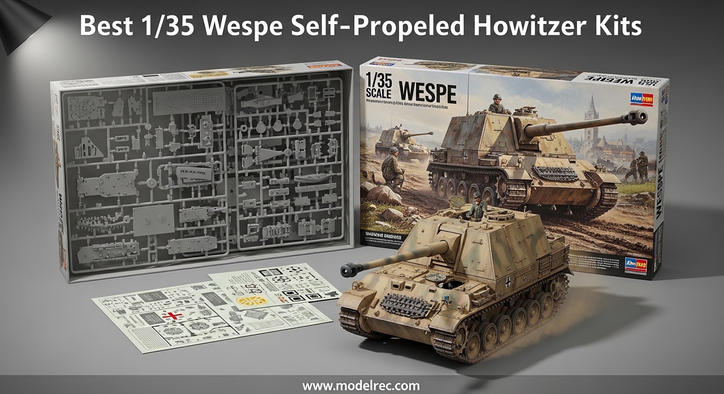 Best 1-35 Wespe Self-Propelled Howitzer Kits