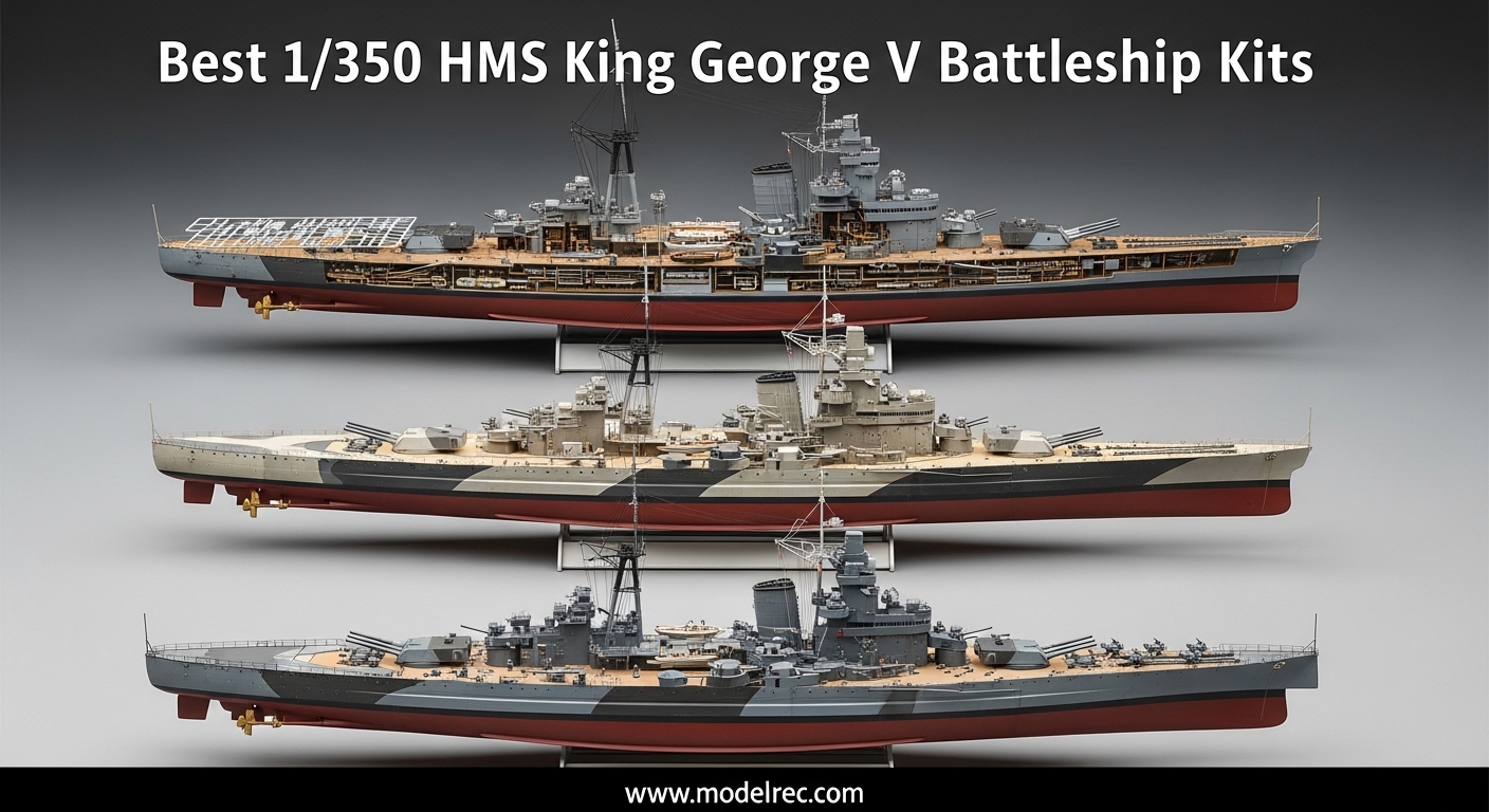 Best 1-350 HMS King George V Battleship Kits