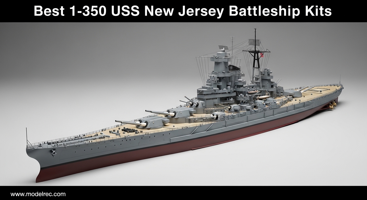 Best 1-350 USS New Jersey Battleship Kits