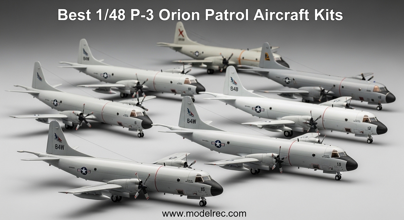 Best 1-48 P-3 Orion Patrol Aircraft Kits