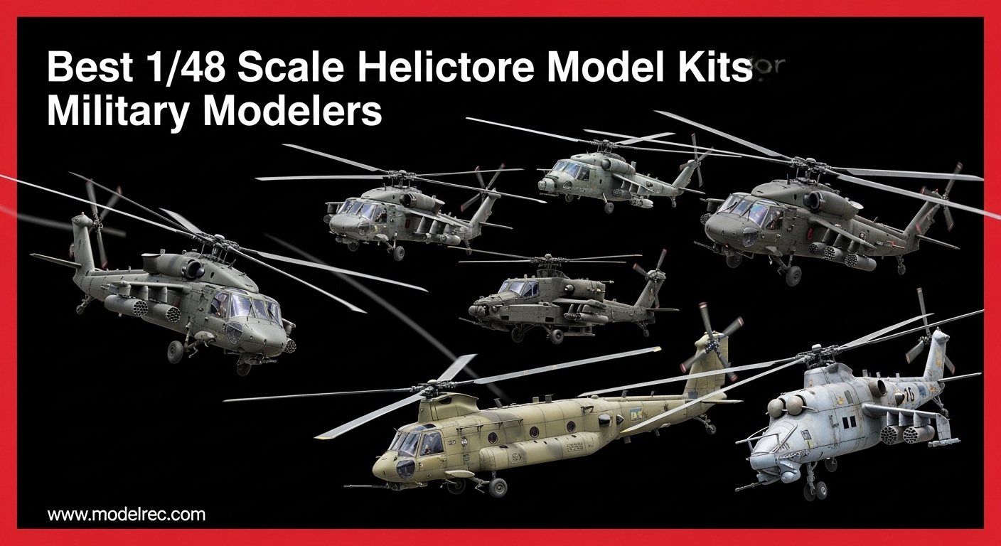 Best 1-48 Scale Helicopter Model Kits for Military Modelers