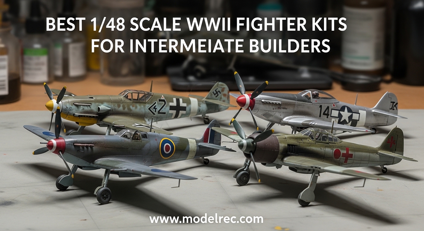 Best 1-48 Scale WWII Fighter Kits for Intermediate Builders