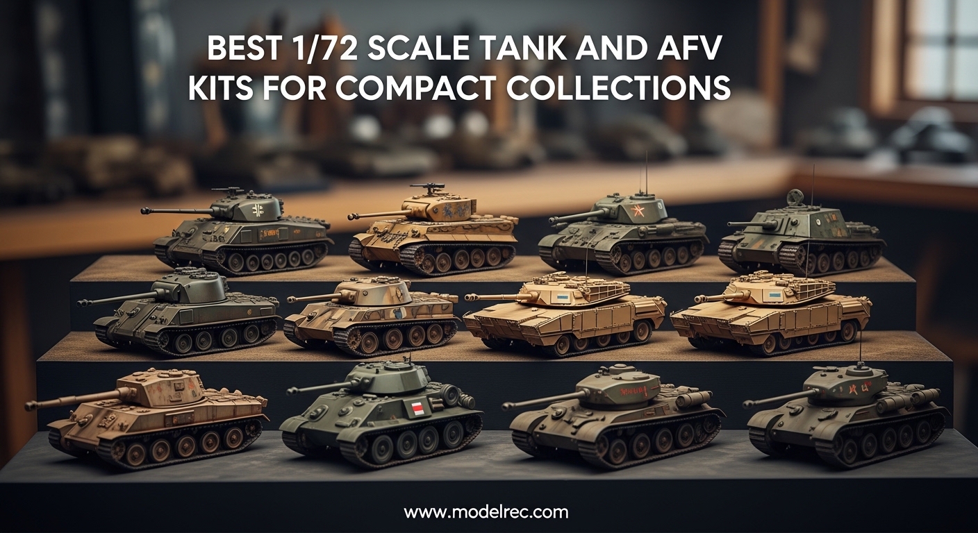 Best 1-72 Scale Tank and AFV Kits for Compact Collections