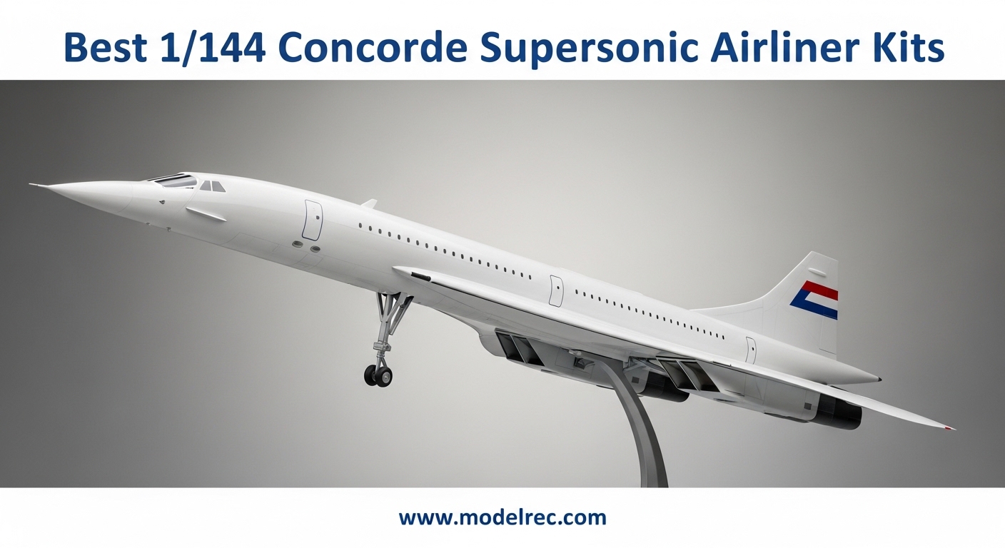 Best 1144 Concorde Supersonic Airliner Kits