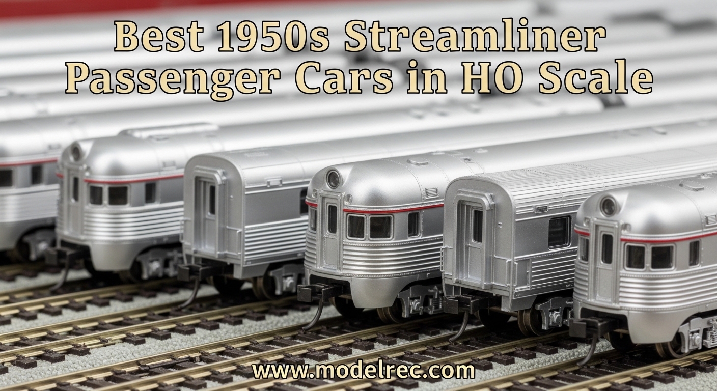 Best 1950s Streamliner Passenger Cars in HO Scale