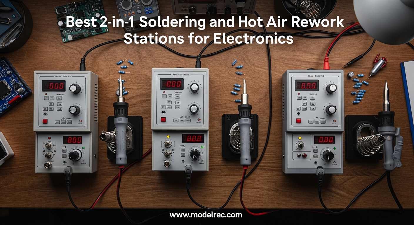 Best 2-in-1 Soldering and Hot Air Rework Stations for Electronics