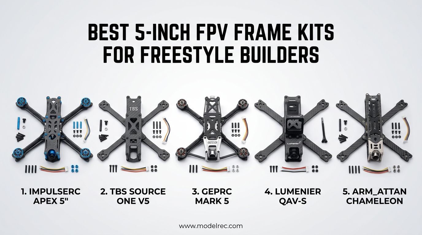 Best 5-Inch FPV Frame Kits for Freestyle Builders