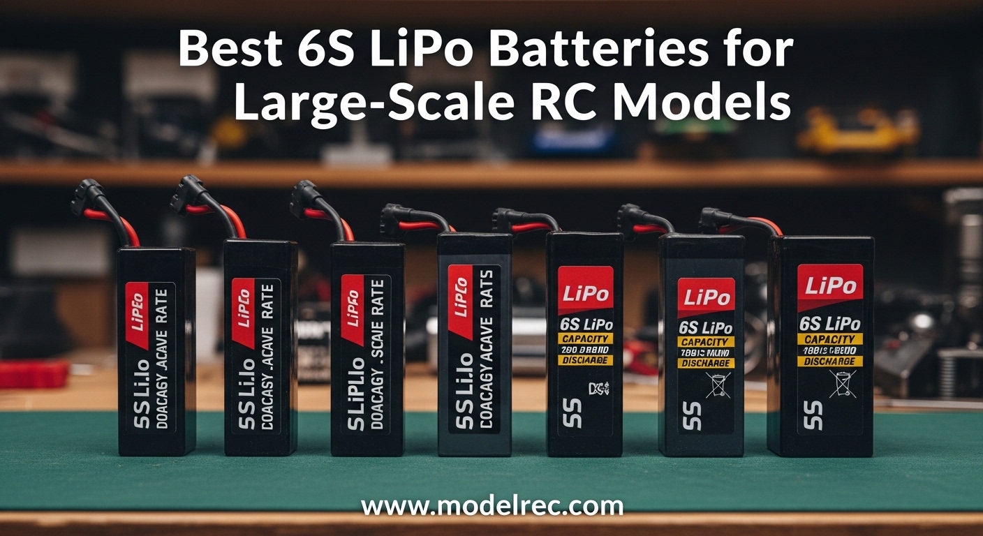Best 6S LiPo Batteries for Large-Scale RC Models