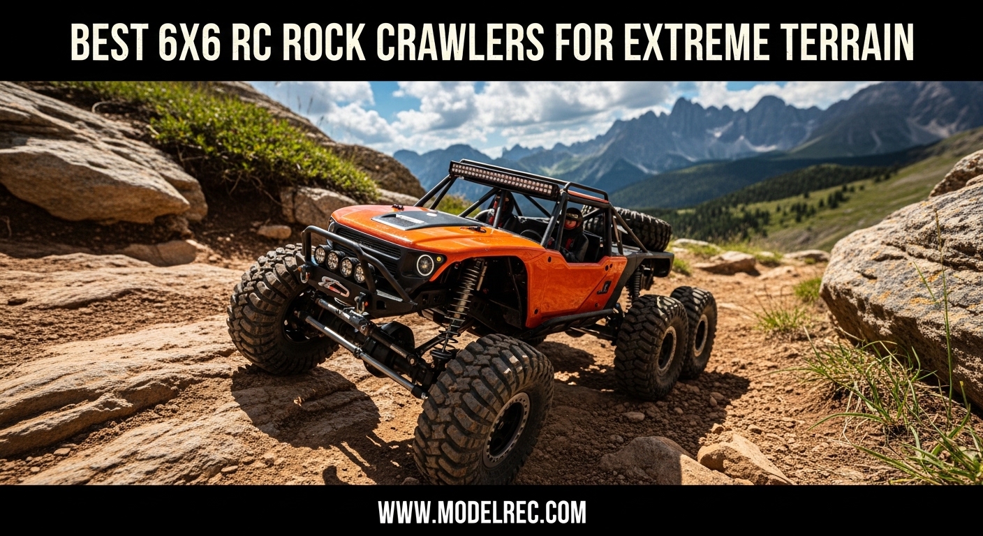 Best 6x6 RC Rock Crawlers for Extreme Terrain