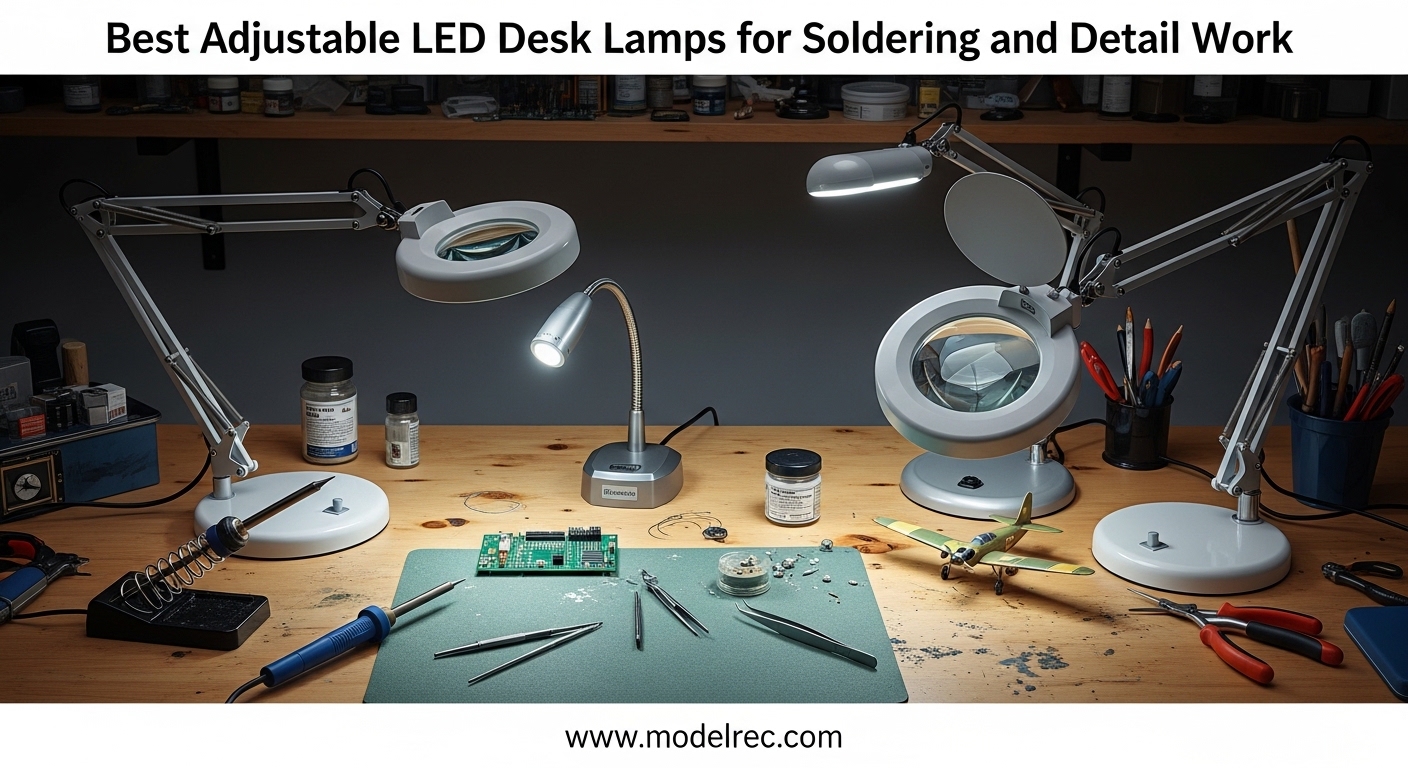 Best Adjustable LED Desk Lamps for Soldering and Detail Work