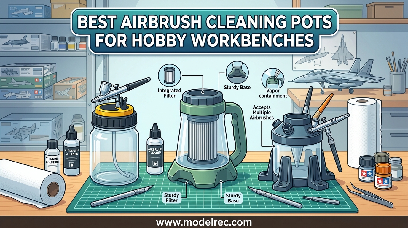 Best Airbrush Cleaning Pots for Hobby Workbenches